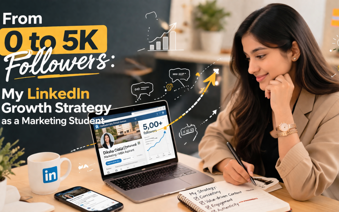 From 0 to 5K Followers: My LinkedIn Growth Strategy as a Marketing Student