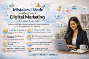 Digital marketing beginner lessons learned